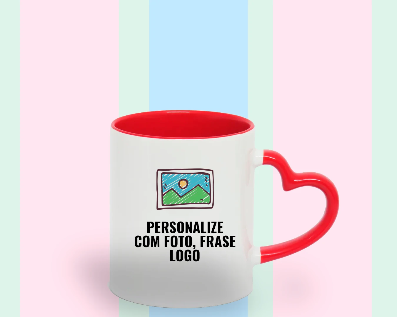 Caneca Alça Coração - vista alternativa